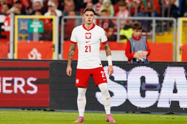 Nicola Zalewski, Polonya ve Finlandiya milli takımları arasında oynanan Dünya Kupası 2026 Avrupa ön eleme maçında görüldü (Maciej Rogowski / Ball Raw Images)