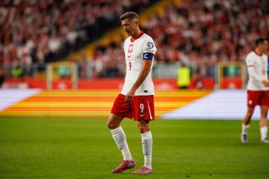 Robert Lewandowski, Polonya ve Finlandiya milli takımları arasında oynanan Dünya Kupası 2026 Avrupa ön eleme maçında görüldü (Maciej Rogowski / Ball Raw Images)
