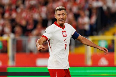 Robert Lewandowski, Polonya ve Finlandiya milli takımları arasında oynanan Dünya Kupası 2026 Avrupa ön eleme maçında görüldü (Maciej Rogowski / Ball Raw Images)