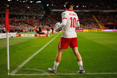 Dünya Kupası 2026 Avrupa ön eleme maçında Polonya ve Finlandiya milli takımları arasında Piotr Zielinski görüldü (Maciej Rogowski / Ball Raw Images)