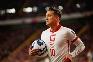 Dünya Kupası 2026 Avrupa ön eleme maçında Polonya ve Finlandiya milli takımları arasında Piotr Zielinski görüldü (Maciej Rogowski / Ball Raw Images)