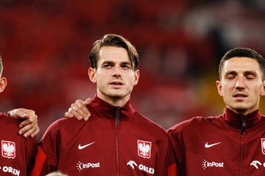 Jakub Kaminski, Polonya ve Finlandiya milli takımları arasında oynanan Dünya Kupası 2026 Avrupa ön eleme maçında görüldü (Maciej Rogowski / Ball Raw Images)