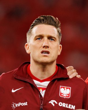 Dünya Kupası 2026 Avrupa ön eleme maçında Polonya ve Finlandiya milli takımları arasında Piotr Zielinski görüldü (Maciej Rogowski / Ball Raw Images)