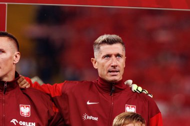Robert Lewandowski, Polonya ve Finlandiya milli takımları arasında oynanan Dünya Kupası 2026 Avrupa ön eleme maçında görüldü (Maciej Rogowski / Ball Raw Images)