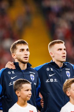 Adam Markhiev, Polonya ve Finlandiya milli takımları arasında oynanan 2026 Dünya Kupası ön eleme maçında görüldü (Maciej Rogowski / Ball Raw Images)