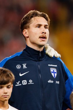 Miro Tenho, Polonya ve Finlandiya milli takımları arasında oynanan Dünya Kupası 2026 Avrupa ön eleme maçında görüldü (Maciej Rogowski / Ball Raw Images)