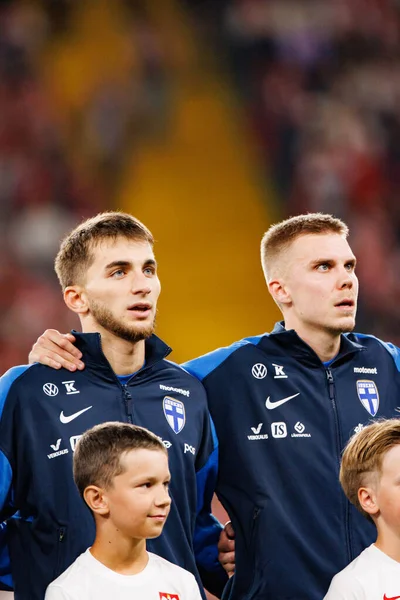 Adam Markhiev, Polonya ve Finlandiya milli takımları arasında oynanan 2026 Dünya Kupası ön eleme maçında görüldü (Maciej Rogowski / Ball Raw Images)