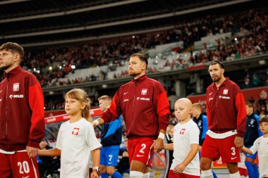 Matty Cash, Polonya ve Finlandiya milli takımları arasında oynanan Dünya Kupası 2026 Avrupa ön eleme maçında görüldü (Maciej Rogowski / Ball Raw Images)