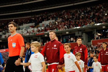 Robert Lewandowski, Polonya ve Finlandiya milli takımları arasında oynanan Dünya Kupası 2026 Avrupa ön eleme maçında görüldü (Maciej Rogowski / Ball Raw Images)