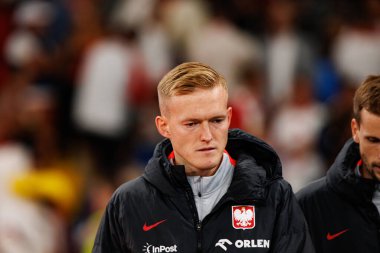 Karol Swiderski, Polonya ve Finlandiya milli takımları arasında oynanan Dünya Kupası 2026 Avrupa ön eleme maçında görüldü (Maciej Rogowski / Ball Raw Images)