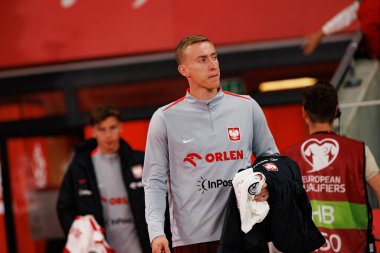 2026 Dünya Kupası eleme maçında Polonya ve Finlandiya milli takımları arasında Adam Buksa görüldü (Maciej Rogowski / Ball Raw Images)