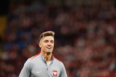 Krzysztof Piatek, Polonya ve Finlandiya milli takımları arasında oynanan Dünya Kupası 2026 Avrupa ön eleme maçında görüldü (Maciej Rogowski / Ball Raw Images)
