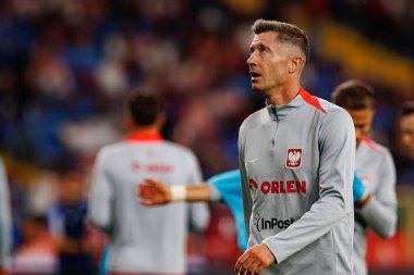 Robert Lewandowski, Polonya ve Finlandiya milli takımları arasında oynanan Dünya Kupası 2026 Avrupa ön eleme maçında görüldü (Maciej Rogowski / Ball Raw Images)