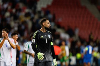 Gianluca Donnarumma, İsrail ve İtalya milli takımları arasında oynanan 2026 Dünya Kupası Avrupa ön eleme maçında görüldü (Maciej Rogowski / Ball Raw Images)