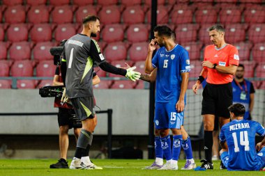 Dünya Kupası 2026 Avrupa eleme maçında İsrail ve İtalya milli takımları arasında görülen her iki takımın oyuncuları (Maciej Rogowski / Ball Raw Images)
