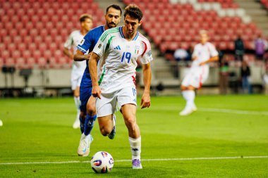 Andrea Cambiaso, 2026 Dünya Kupası Avrupa ön eleme maçında İsrail ve İtalya milli takımları arasında görüldü (Maciej Rogowski / Ball Raw Images)