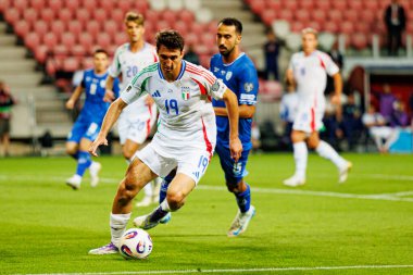 Andrea Cambiaso, 2026 Dünya Kupası Avrupa ön eleme maçında İsrail ve İtalya milli takımları arasında görüldü (Maciej Rogowski / Ball Raw Images)