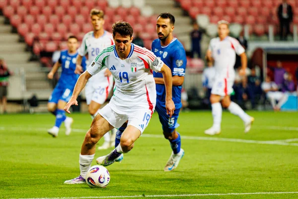 Andrea Cambiaso, 2026 Dünya Kupası Avrupa ön eleme maçında İsrail ve İtalya milli takımları arasında görüldü (Maciej Rogowski / Ball Raw Images)