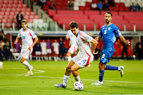 Andrea Cambiaso, 2026 Dünya Kupası Avrupa ön eleme maçında İsrail ve İtalya milli takımları arasında görüldü (Maciej Rogowski / Ball Raw Images)