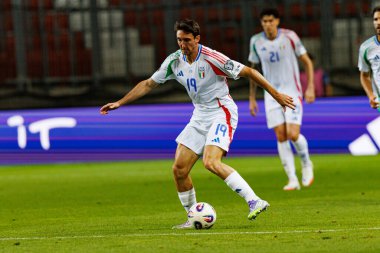 Andrea Cambiaso, 2026 Dünya Kupası Avrupa ön eleme maçında İsrail ve İtalya milli takımları arasında görüldü (Maciej Rogowski / Ball Raw Images)