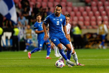 Mateo Retegui ve Eliel Peretz, 2026 Dünya Kupası 'nda İsrail ve İtalya milli takımları arasında oynanan Avrupa ön eleme maçında görüldü (Maciej Rogowski / Ball Raw Images)