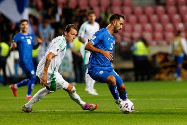 Mateo Retegui ve Eliel Peretz, 2026 Dünya Kupası 'nda İsrail ve İtalya milli takımları arasında oynanan Avrupa ön eleme maçında görüldü (Maciej Rogowski / Ball Raw Images)