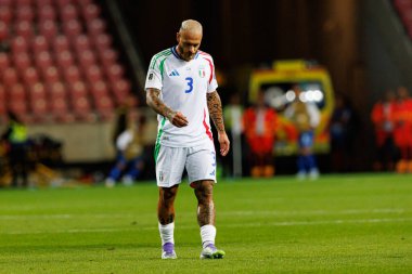 Federico Dimarco, İsrail ve İtalya milli takımları arasında oynanan Dünya Kupası 2026 Avrupa ön eleme maçında görüldü (Maciej Rogowski / Ball Raw Images)