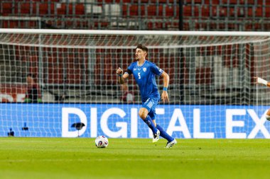 Dünya Kupası 2026 Avrupa ön eleme maçında İsrail ve İtalya milli takımları arasında görülen Idan Nachmias (Maciej Rogowski / Ball Raw Images)