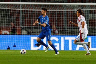 Dünya Kupası 2026 Avrupa ön eleme maçında İsrail ve İtalya milli takımları arasında görülen Idan Nachmias (Maciej Rogowski / Ball Raw Images)