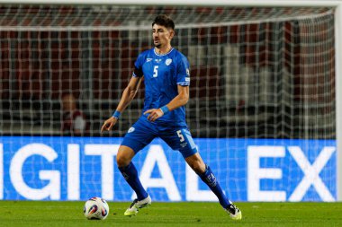 Dünya Kupası 2026 Avrupa ön eleme maçında İsrail ve İtalya milli takımları arasında görülen Idan Nachmias (Maciej Rogowski / Ball Raw Images)