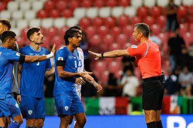 Dor Peretz ve Slavko Vinciç, İsrail ve İtalya milli takımları arasında oynanan 2026 Dünya Kupası Avrupa ön eleme maçında görüldü (Maciej Rogowski / Ball Raw Images)