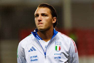 Mateo Retegui, 2026 Dünya Kupası 'nda İsrail ve İtalya milli takımları arasında oynanan Avrupa ön eleme maçında görüldü (Maciej Rogowski / Ball Raw Images)