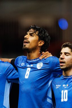 Dor Peretz, İsrail ve İtalya milli takımları arasında oynanan 2026 Dünya Kupası ön eleme maçında görüldü (Maciej Rogowski / Ball Raw Images)