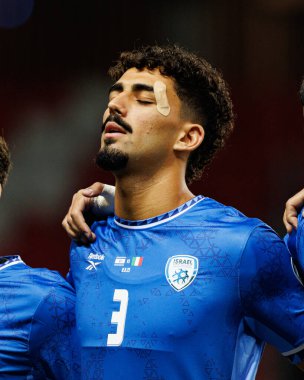 Roy Revivo, İsrail ve İtalya milli takımları arasında oynanan Dünya Kupası 2026 Avrupa ön eleme maçında görüldü (Maciej Rogowski / Ball Raw Images)