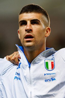 Gianluca Mancini, İsrail ve İtalya milli takımları arasında oynanan Dünya Kupası 2026 Avrupa ön eleme maçında görüldü (Maciej Rogowski / Ball Raw Images)