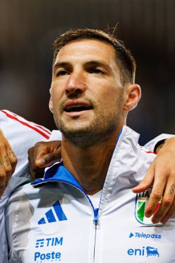 Dünya Kupası 2026 Avrupa ön eleme maçında İsrail ve İtalya milli takımları arasında görülen Matteo Politano (Maciej Rogowski / Ball Raw Images))
