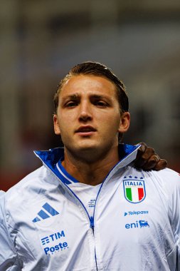 Mateo Retegui, 2026 Dünya Kupası 'nda İsrail ve İtalya milli takımları arasında oynanan Avrupa ön eleme maçında görüldü (Maciej Rogowski / Ball Raw Images)