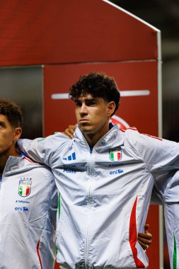 Alessandro Bastoni, 2026 Dünya Kupası Avrupa ön eleme maçında İsrail ve İtalya milli takımları arasında görüldü (Maciej Rogowski / Ball Raw Images)