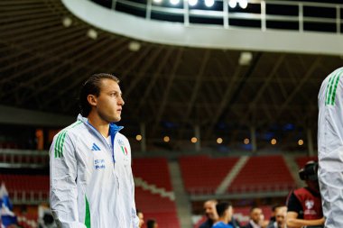 Mateo Retegui, 2026 Dünya Kupası 'nda İsrail ve İtalya milli takımları arasında oynanan Avrupa ön eleme maçında görüldü (Maciej Rogowski / Ball Raw Images)