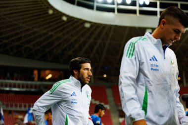 Sandro Tonali, 2026 Dünya Kupası Avrupa eleme maçında İsrail ve İtalya milli takımları arasında görüldü (Maciej Rogowski / Ball Raw Images)