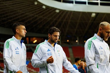 Manuel Locatelli, İsrail ve İtalya milli takımları arasında oynanan Dünya Kupası 2026 Avrupa ön eleme maçında görüldü (Maciej Rogowski / Ball Raw Images)