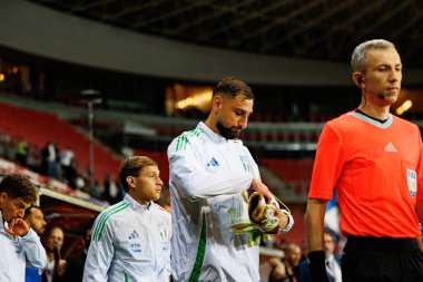 Gianluigi Donnarumma, 2026 Dünya Kupası Avrupa ön eleme maçında İsrail ve İtalya milli takımları arasında görüldü (Maciej Rogowski / Ball Raw Images)