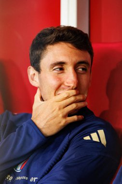 Andrea Cambiaso, 2026 Dünya Kupası Avrupa ön eleme maçında İsrail ve İtalya milli takımları arasında görüldü (Maciej Rogowski / Ball Raw Images)