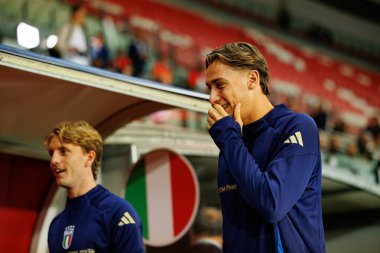 Nicolo Rovella ve Francesco Pio Esposito, 2026 Dünya Kupası 'nda İsrail ve İtalya milli takımları arasında oynanan Avrupa ön eleme maçında görüldü (Maciej Rogowski / Ball Raw Images)