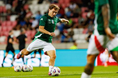 Dünya Kupası 2026 Avrupa ön eleme maçında İsrail ve İtalya milli takımları arasında görülen Nicolo Barella (Maciej Rogowski / Ball Raw Images)