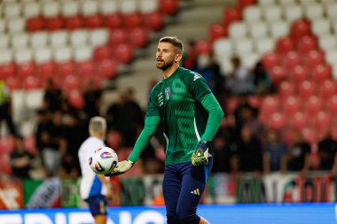 Guglielmo Vicario, İsrail ve İtalya milli takımları arasında oynanan Dünya Kupası 2026 Avrupa ön eleme maçında görüldü (Maciej Rogowski / Ball Raw Images)