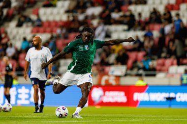 Moise Kean, 2026 Dünya Kupası Avrupa eleme maçında İsrail ve İtalya milli takımları arasında görüldü (Maciej Rogowski / Ball Raw Images)