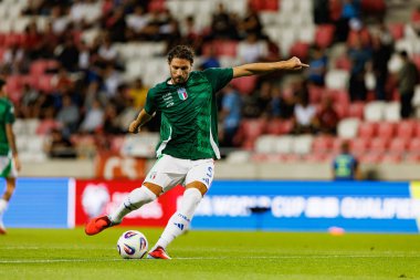 Manuel Locatelli, İsrail ve İtalya milli takımları arasında oynanan Dünya Kupası 2026 Avrupa ön eleme maçında görüldü (Maciej Rogowski / Ball Raw Images)