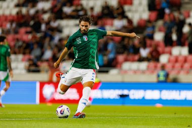 Manuel Locatelli, İsrail ve İtalya milli takımları arasında oynanan Dünya Kupası 2026 Avrupa ön eleme maçında görüldü (Maciej Rogowski / Ball Raw Images)