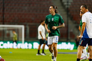 Riccardo Calafiori, 2026 Dünya Kupası Avrupa ön eleme maçında İsrail ve İtalya milli takımları arasında görüldü (Maciej Rogowski / Ball Raw Images)